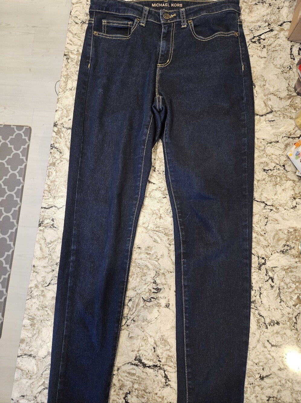 Michael Kors Dark Wash Izzy Skinny Jeans Size 8